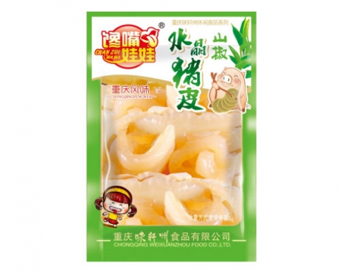 馋嘴娃娃水晶猪皮